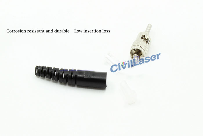 ST Multimode Metal Fiber Optic Connector ∮ 2.5mm